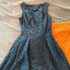 City Studio green flower fabric dress